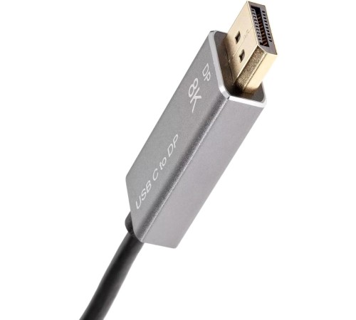 Кабель-адаптер/ Кабель-адаптер USB Type-Cm --> DP1.4v (m) 8K@60Hz, 1.8m , Alum Shell,VCOM <CU480MC-1.8M> Кабель-адаптер/ Кабель-адаптер USB Type-Cm --> DP1.4v (m) 8K@60Hz, 1.8m , Alum Shell,VCOM <CU480MC-1.8M>