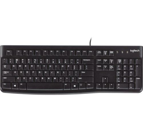 Клавиатура/ Keyboard Logitech K120 (USB, waterproof, low profile) OEM