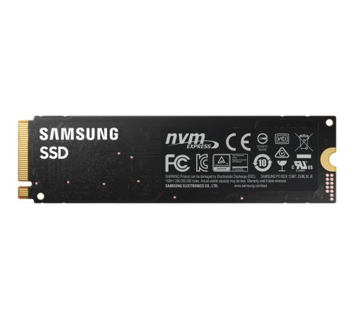 Твердотельные накопители/ Samsung SSD 980, 500GB, M.2(22x80mm), NVMe 1.4, PCIe 3.0 x4, 3-bit MLC, R/W 3100/2600MB/s, IOPs 400 000/470 000, TBW 300, DWPD 0.33 (12 мес.) Твердотельные накопители/ Samsung SSD 980, 500GB, M.2(22x80mm), NVMe 1.4, PCIe 3.0 x4, 3-bit MLC, R/W 3100/2600MB/s, IOPs 400 000/470 000, TBW 300, DWPD 0.33 (12 мес.)