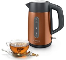 Чайник BOSCH/ Цвет: коричневый, 2400 Ватт, скрытый нагр.элемент, 1.7 л