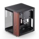 Корпус без блока питания/ Case JONSBO TK-0, Mini-Tower, no fans, 1xUSB-A 3.2 + 1xUSB-C 3.2, SFX PSU Support, mITX Black