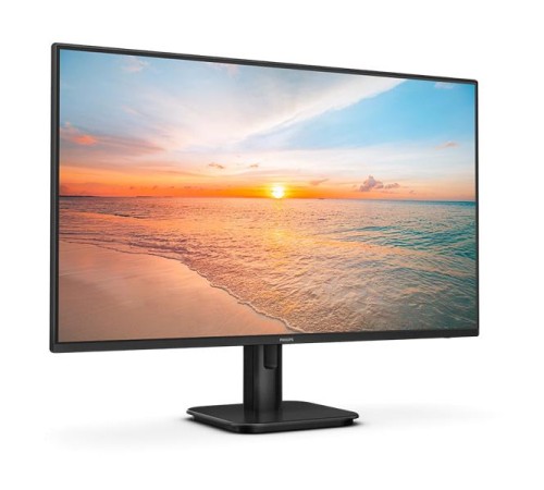Монитор 27" Philips 27E1N1200A 1920x1080, WLED, 16:9, IPS, 300cd, 1500:1, 4ms, 178/178, VGA, HDMI, DP, 120Hz, Speakers, Tilt, Внутр, VESA, Black, 3y