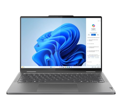 Ноутбук/ Lenovo Yoga 7 2-in-1 14IML9 14"(1920x1200 OLED)/Touch/Intel Core Ultra 5 125H(1.2Ghz)/16384Mb/512SSDGb/noDVD/Int:Intel Arc graphics/Cam/BT/WiFi/71WHr/war 1y/1.49kg/storm grey/Win11Home + 65W, Pen, RU kbd Ноутбук/ Lenovo Yoga 7 2-in-1 14IML9 14"(1920x1200 OLED)/Touch/Intel Core Ultra 5 125H(1.2Ghz)/16384Mb/512SSDGb/noDVD/Int:Intel Arc graphics/Cam/BT/WiFi/71WHr/war 1y/1.49kg/storm grey/Win11Home + 65W, Pen, RU kbd