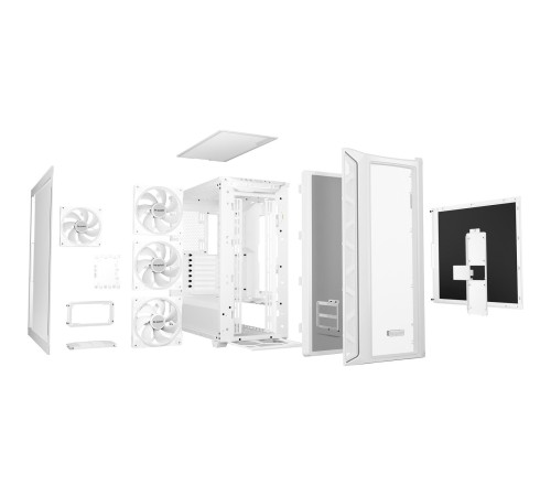Корпус ПК без блока питания/ Case be quiet! SHADOW BASE 800 FX, Full-Tower, TG, 4x140mm ARGB, 2xUSB-A 3.2, 1xUSB 3.2 Type-C, E-ATX, ATX, mATX, mITX White