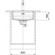 Мойка Franke MQX 110-50/ Best, Мойка Maris Quiet MQX 110-50, полированная нержавеющая сталь, подстольный монтаж, 1 чаша без крыла, 500x400 мм.