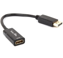 Кабель/ Кабель-переходник DP --> HDMI-F 4K@30Hz 0.2m , Telecom (TA801)