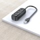 Концентратор Vention USB 2.0 на 4 порта Черный - 1м.