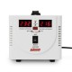 Стабилизатор POWERMAN AVS 500D, ступенчатый регулятор, цифровые индикаторы уровней напряжения, 500ВА, 140-260В, максимальный входной ток 5А, 2 евророзетки, IP-20, напольный, 200мм х 150мм х 140мм, 2,3 кг./ Stabilizer POWERMAN AVS 500D, step-type regulato