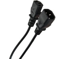 Кабель/ Кабель монитор - компьютер (UPS -> устройство) 220V {IEC-320-C13/C14}  <TP020-1.8-BK> 1,8м
