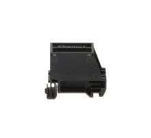 Адаптер MiniCom на DIN рейку черн./ DIN rail mount adapter with label, singl black