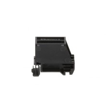 Адаптер MiniCom на DIN рейку черн./ DIN rail mount adapter with label, singl black