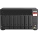 Сетевое хранилище без дисков/ SMB QNAP TS-873A-8G NAS, 8 trays 3,5"/2,5", 2x2,5 GbE BASE-T, 2 x M.2 NVMe 2280 slots, quad-core AMD Ryzen V1500B 2,2 GHz, 8 GB SO-DIMM DDR4 (1 x 8 GB) up to 64GB (2x32 GB)
