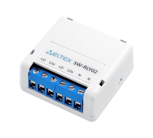 Реле ELTEX Умное Wi-Fi реле с нулевой линией SW-RLY02 Реле ELTEX Умное Wi-Fi реле с нулевой линией SW-RLY02