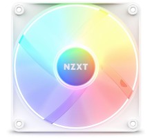 Кулер для корпуса ПК/ Case Cooler NZXT F120 RGB Core (120x120x25mm, 4-pin PWM, RGB, 78.86CFM, 33.88dBA, 1800RPM, White)