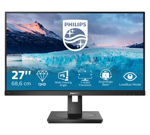 Монитор LCD 27'' 16:9 2560х1440(WQHD) IPS, 75 Hz, 300 cd/m2, 1000:1, 50М:1, 4ms, DVI, HDMI, DP, Height adj, Pivot, Tilt, Swivel, Speakers, Black (Мятая упаковка) Монитор LCD 27'' 16:9 2560х1440(WQHD) IPS, 75 Hz, 300 cd/m2, 1000:1, 50М:1, 4ms, DVI, HDMI, DP, Height adj, Pivot, Tilt, Swivel, Speakers, Black (Мятая упаковка)