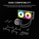 Система жидкостного охлаждения/ Water Cooling System Corsair NAUTILUS 240 ARGB (240mm, Black, ARGB/ Fans: 2x120mm, 74.37CFM, 34dBA, 2100RPM/ S: 1851, 1700, AM5, AM4)