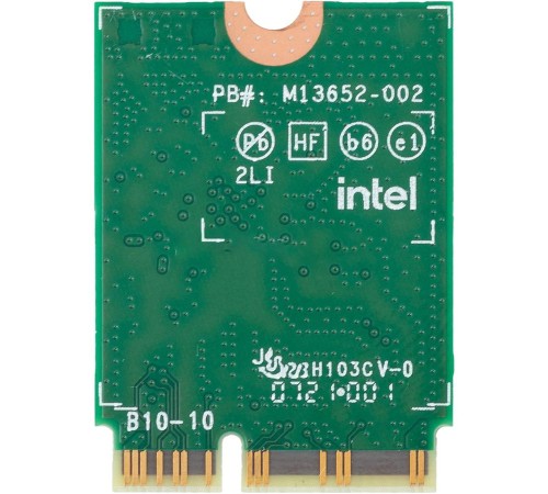 Плата сетевого контроллера/ Intel Wi-Fi 6E AX211 (Gig+), 2230, 2x2 AX R2 (6GHz)+BT, No vPro, 999M5J