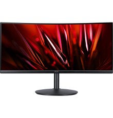 Монитор/ ACER XZ342CUS3BMIIPPHX 34'', ZeroFrame Yes, Curved 1500R Black, 21:9, VA, 3440x1440, 1 / 3ms, 320, HDR 400cd, 180Hz, 2xHDMI(2.0) + 2xDP(1.4) + Audio out, Speakers 2Wx2, sync: DP/HDMI FreeSync Premium, hdr: HDR 400, hadj 130