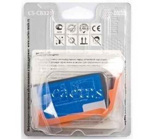 -/ Картридж струйный Cactus CS-CB321N(CS-CB321) №178XL черный (21.6мл) для HP PS B8553/C5383/C6383/D546