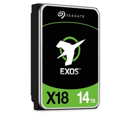 Жесткий диск Seagate Exos X18 HDD 3.5" SATA 14Tb, Exos X18, 7200 rpm, 256Mb buffer, 512e/4kn, CMR, ST14000NM000J, 1 year