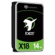 Жесткий диск Seagate Exos X18 HDD 3.5" SATA 14Tb, Exos X18, 7200 rpm, 256Mb buffer, 512e/4kn, CMR, ST14000NM000J, 1 year
