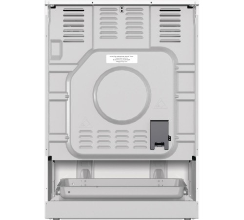 Плита GORENJE/ Тип плиты: электрическая, Тип варочной поверхности: стеклокерамическая, Цвет: белый, Гриль: Есть, Ширина, см: 60