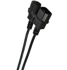 Кабель/ Кабель монитор - компьютер 220V (UPS -> устройство) <VDE> 3G*0.75mm2 VCOM <CE001-CU0.75-1.8>, 1.8м