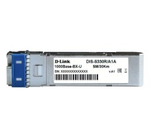 Трансивер/ DIS-S330R Industrial WDM SFP Transceiver, 1000Base-BX-U, Simplex LC, TX: 1310nm, RX: 1550nm, Single-mode, 30KM, - 40° to 85°C