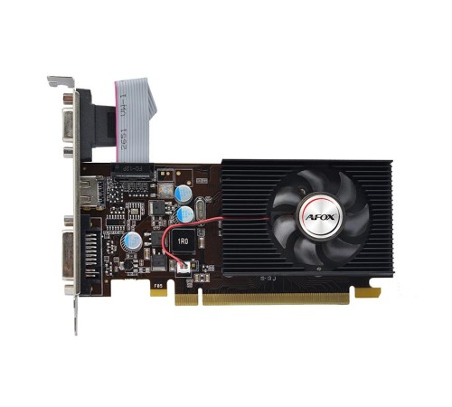 Видеокарта/ VGA AFOX NVIDIA Geforce G210 LP 1GB, DDR3/64-bit, PCIe 2.0, 1xDVI-I, 1xHDMI, 1xD-Sub, 1-slot Видеокарта/ VGA AFOX NVIDIA Geforce G210 LP 1GB, DDR3/64-bit, PCIe 2.0, 1xDVI-I, 1xHDMI, 1xD-Sub, 1-slot
