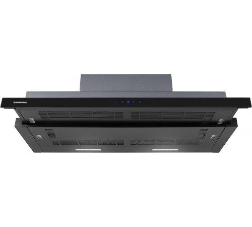 ВЫТЯЖКА MAUNFELD GALAXY 90 Black/ Телескопическая, 90см, 1050 м3, 4 скорости, таймер, сенсорное управление, площадь кухни до 50м2, опция: угольный фильтр CF172C, черная