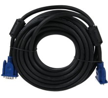 Кабель/ Кабель монитор-SVGA card (15M-15M) 10м 2 фильтра Aopen/Qust <ACG341AD-10M>