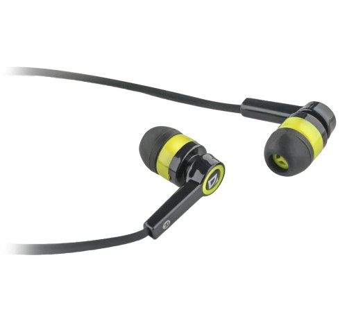 Defender Гарнитура для смартфонов Pulse 420 черный + желтый, вставки