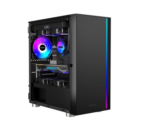 Корпус без блока питания/ Case PCCooler LM300 ARGB BK, Mini-Tower, TG, 1x120mm ARGB, 1xUSB-A 3.0 + 2xUSB-A 2.0, mATX, mITX Black Корпус без блока питания/ Case PCCooler LM300 ARGB BK, Mini-Tower, TG, 1x120mm ARGB, 1xUSB-A 3.0 + 2xUSB-A 2.0, mATX, mITX Black