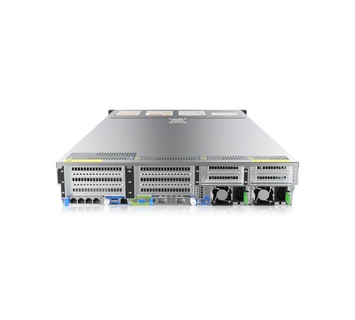 Серверная платформа/ Gooxi SL201-D12R-NV-G4 2u 12bay server with NVME bp,based on rapid sapphire 2xPCIe 4.0x16; 4xPCIe 4.0x8 2x 2.5" rear SAS/SATA 2x 2.5" rear NVMe 1300W 1+1 EU power cables
