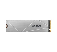 Твердотельный накопитель/ ADATA SSD GAMMIX S60 BLADE, 512GB, M.2(22x80mm), NVMe, PCIe 4.0 x4, 3D NAND, R/W 4700/1700MB/s, IOPs -/-, TBW 110, DWPD 0.12, with HeatSink (5 лет)