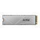 Твердотельный накопитель/ ADATA SSD GAMMIX S60 BLADE, 512GB, M.2(22x80mm), NVMe, PCIe 4.0 x4, 3D NAND, R/W 4700/1700MB/s, IOPs -/-, TBW 110, DWPD 0.12, with HeatSink (5 лет)