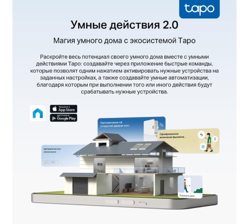Умная светодиодная Wi-Fi лента/ Tapo Smart Light Strip 5m, cut to size every 10cm, one adapter, one controller