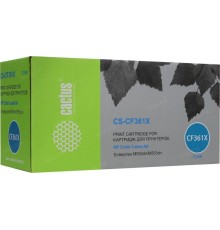 -/ Картридж лазерный Cactus CS-CF361X CF361X голубой (9500стр.) для HP CLJ M552dn/M553dn