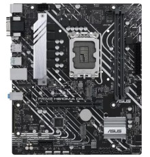 Материнская плата ASUS PRIME H610M-A D4-CSM, LGA1700, H610, 2*DDR4, 4*SATA, 2*M.2, 2*USB 3.2, 4*USB 2.0, 1*PCIx16, 1*PCIx1, HDMI+DP+D-Sub, mATX; 90MB19P0-M0EAYC