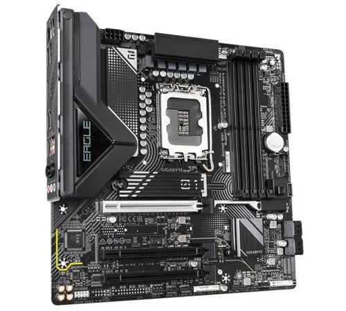 Материнская плата GIGABYTE B860 EAGLE WIFI6E, LGA1851, B860, 4*DDR5, 4*SATA, 2*M.2, 2*USB 3.2, 3*USB 2.0, 3*PCIx16, HDMI+2*DP, ATX