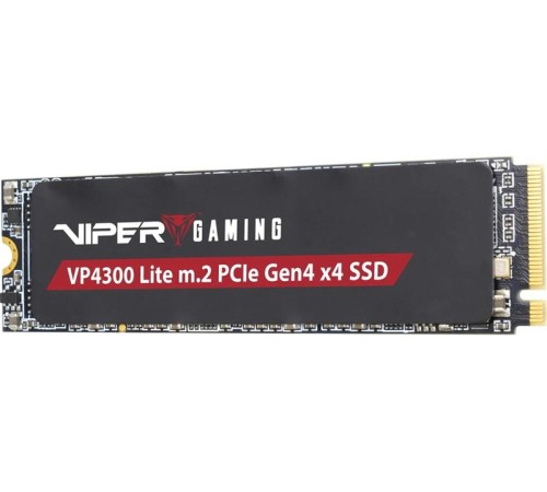 Твердотельный накопитель Patriot Viper VP4300 Lite 1TB M.2 2280 NVMe PCIe 4.0 x4 R7400/W6400 TBW 800TB 3D NAND Твердотельный накопитель Patriot Viper VP4300 Lite 1TB M.2 2280 NVMe PCIe 4.0 x4 R7400/W6400 TBW 800TB 3D NAND