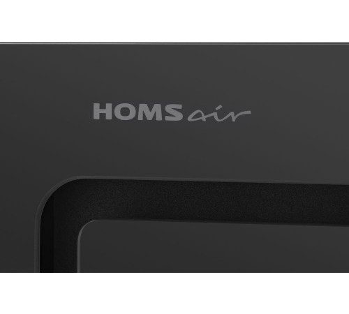 ВЫТЯЖКА HOMSair CROСUS PUSH 52 Glass Black/ полновстраиваемая, кнопочное управление, 3 скорости, 850 м3/ч, до 30 м2, 53 дБ, угольный фильтр CF02X - 2 шт, ШхВхД: 518х191х290 мм, черный цвет