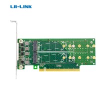 Адаптер для SSD/ PCIe x16 to 4-Port M.2 NVMe SSD Adapter