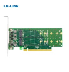 Адаптер для SSD/ PCIe x16 to 4-Port M.2 NVMe SSD Adapter