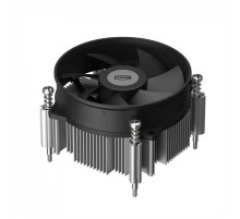 Кулер для процессора/ CPU Cooler PCCooler R95-I (95W, 4-pin PWM, 60mm, Al/Cu, -mm, 1x95mm, 38.61CFM, 31.2dBA, 2800RPM, S: 1200/115X/1700/1851, silver, black)