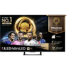 Телевизор ЖК 75'' Hisense/ 75", Ultra HD, Mini LED, Local Dimming Zones 240, 144 Hz(VRR), Smart TV (ОС VIDAA U8.5), Wi-Fi, DVB-T2/T/C/S2/S, HDR 10+, Dolby Vision, Dolby Atmos, Bluetooth, 2.1ch 2*10W(Main)+20W(Subwoofer), CI+(1.4), 4хHDMI, 2хUSB, Free