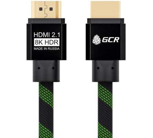 Greenconnect Кабель HDMI 2.1, 8K 60Hz, 4K 144Hz, 1.0m , динамический HDR 4:4:4, Ultra HD, 48.0 Гбит/с, тройное экранирование, ферритовые фильтры, GCR-51833 Greenconnect Кабель HDMI 2.1, 8K 60Hz, 4K 144Hz, 1.0m , динамический HDR 4:4:4, Ultra HD, 48.0 Гбит/с, тройное экранирование, ферритовые фильтры, GCR-51833