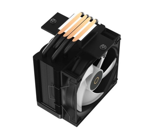 Кулер для процессора Ocypus Gamma A40 BK ARGB, 100mm ARGB FAN, Top ARGB Panel, 4 HEAT PIPES, 4-PIN PWM, 600-2400 RPM, 29DBA, HYDRO BEARING, LGA115X/1200/1700/18XX, AM4/AM5