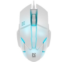 Defender Проводная оптическая мышь Host MB-982 7цветов,1000 dpi,белый