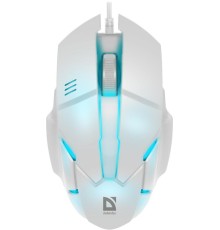Defender Проводная оптическая мышь Host MB-982 7цветов,1000 dpi,белый